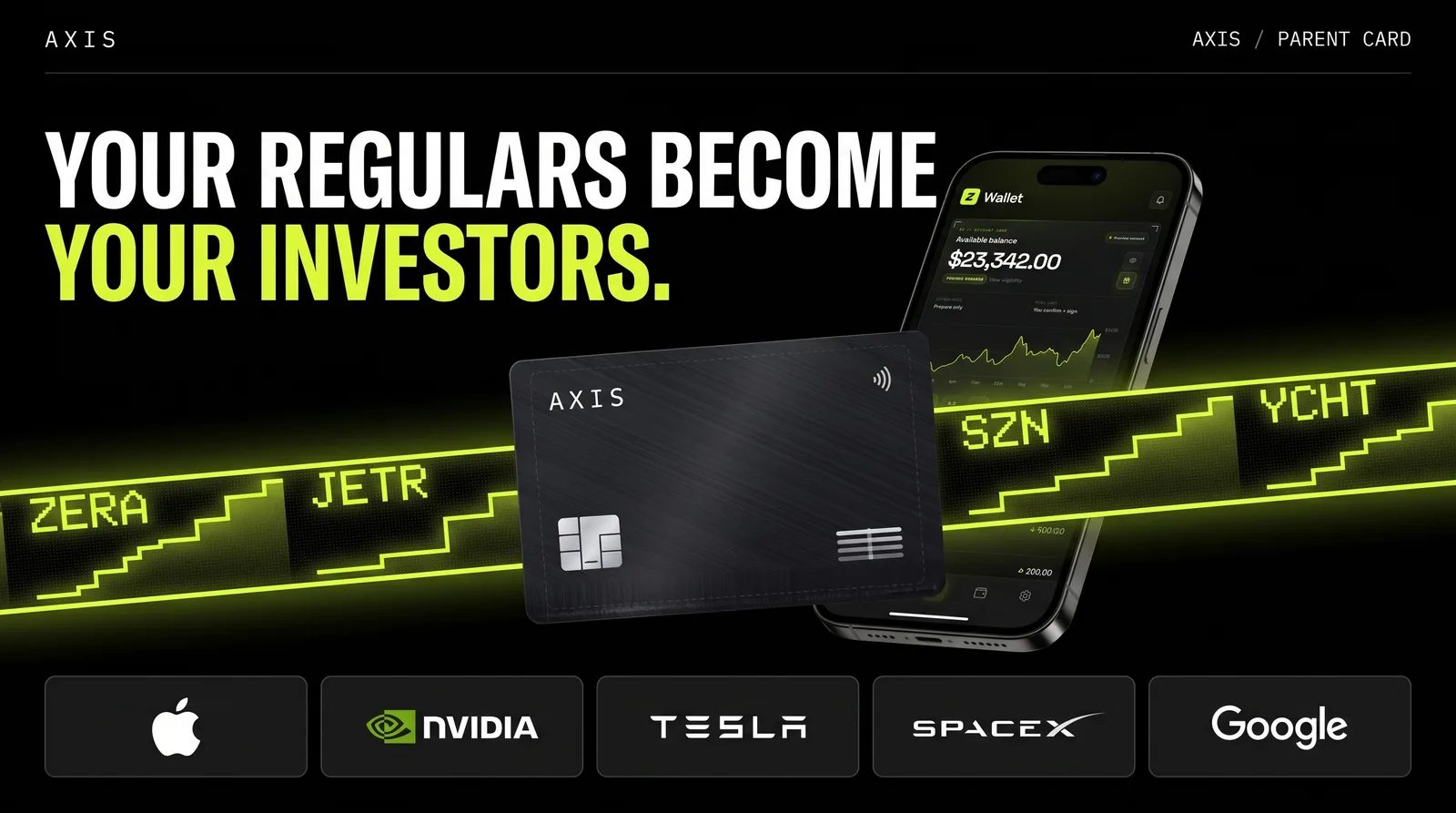 Your regulars become your investors.